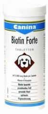 Canina Biotin forte таблетки интенсивный курс для шерсти собак